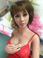 2016 NEW hot 163cm real silicone oral sex dolls realistic tan skin love dolls real solid