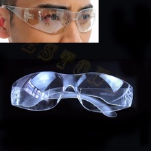 1 PC Clear Protective Eye Goggles Transparent Glasses Chemistry Lab Anti radiation
