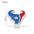 Wholesale 20PCS Lot New Style Animal Charms Zinc Alloy NFL Football Team Floating Locket Charms For
