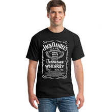Top Quality 2016 New Brand Men’s Fashion Jack Oaniel’s T-Shirts Summer Straight 100% Cotton T Shirt Men Loose Size Tshirt Homme