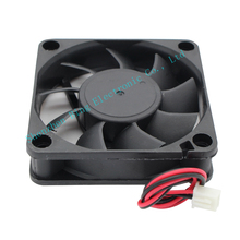 10pcs lot 2 Wire 2 pin 12V 3D Printer Equipment Brushless DC Cooling Fan 6CM 60MM