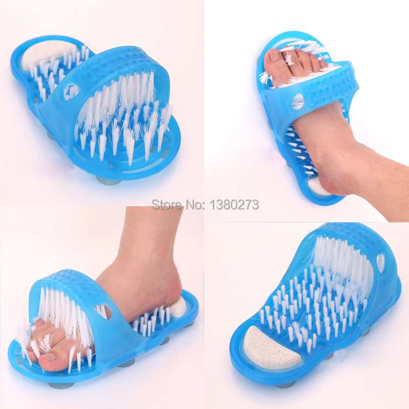 Anti-slip Shower Feet Scrubber Brush Massager Cleans Bathroom Exfoliates Shoes 6259 ENQ