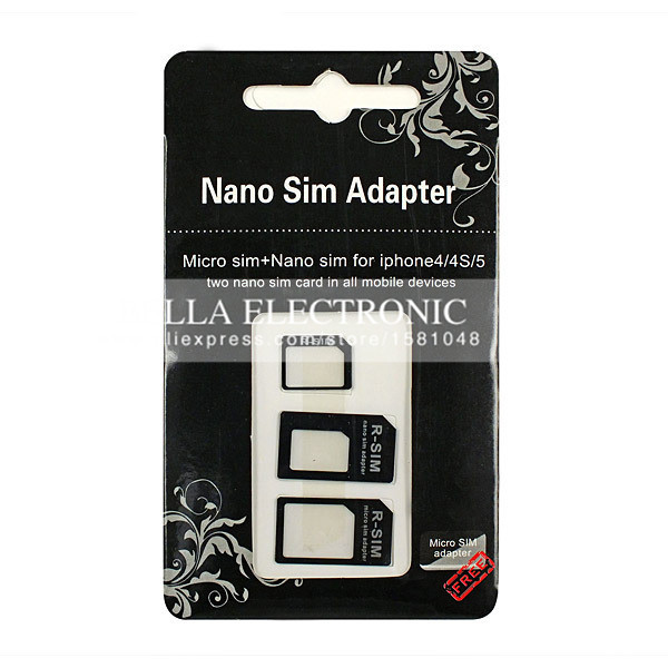  iPhone 4 4S 5  SIM   4    Nano SIM  + -sim-    +  