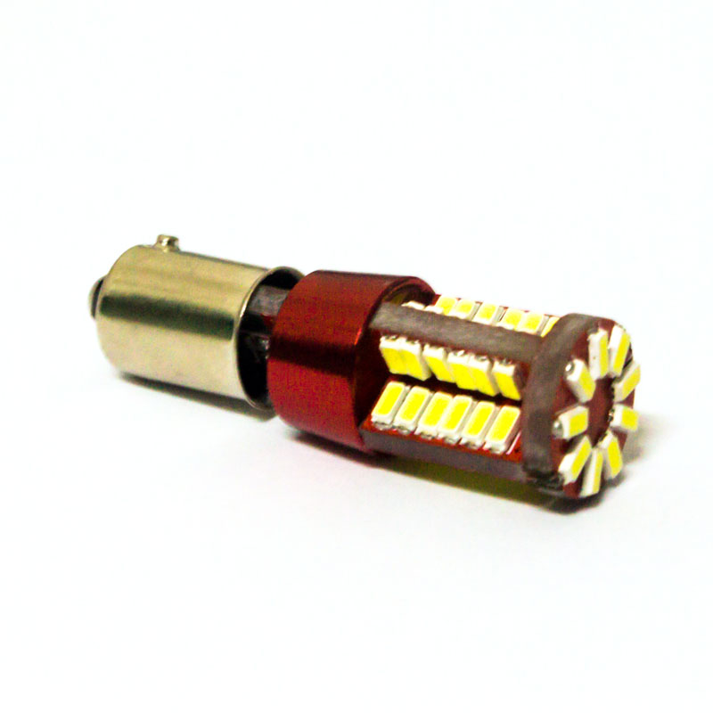 Super Bright H21W BAY9S 57 LED auto brake light car Backup Reverse