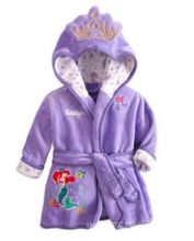 Hot Selling 2015 Spring Autumn Children s Pajamas Robe kids Casual Cute Bathrobes Baby homewear Boys