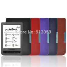 Защитные Смарт кожаный чехол кожи для Pocketbook основной сенсорный лк 614 624 626 читалка кейс + протектор экрана