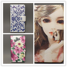 10 species pattern Flower Flag design Flip cover For Nokia Asha 308 309 N308 N309 cellphone