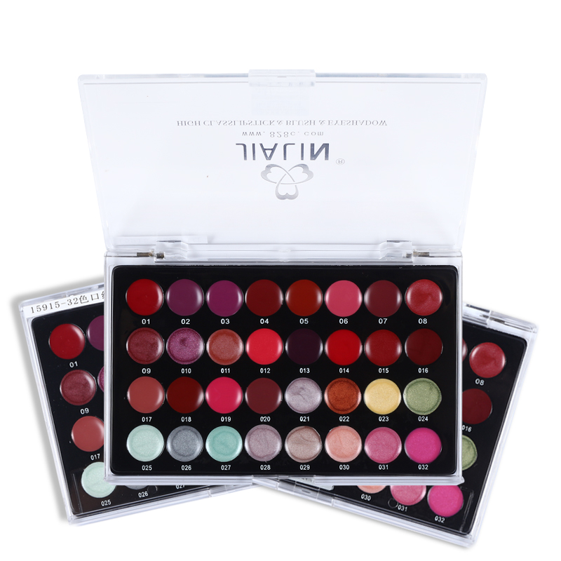 Pro Cosmetic 32 Color Lip Gloss Makeup Palette Set