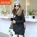Asymmetirc Length Winter coat women 2016 New Winter Plus size Lady Coats and Jacket Female Medium