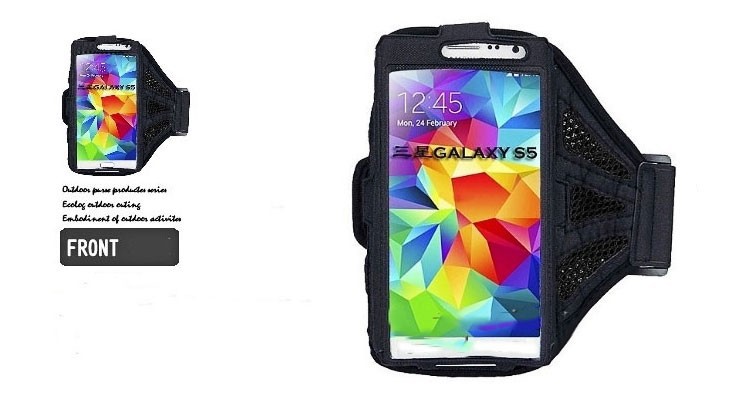 Outdoor Sport Mobile Cell Phone Armband Case Holder Arm Pouch Bag for Running Cycling For Sumsung Galaxy S5 S6 i9600 i9500 i9300 (3)