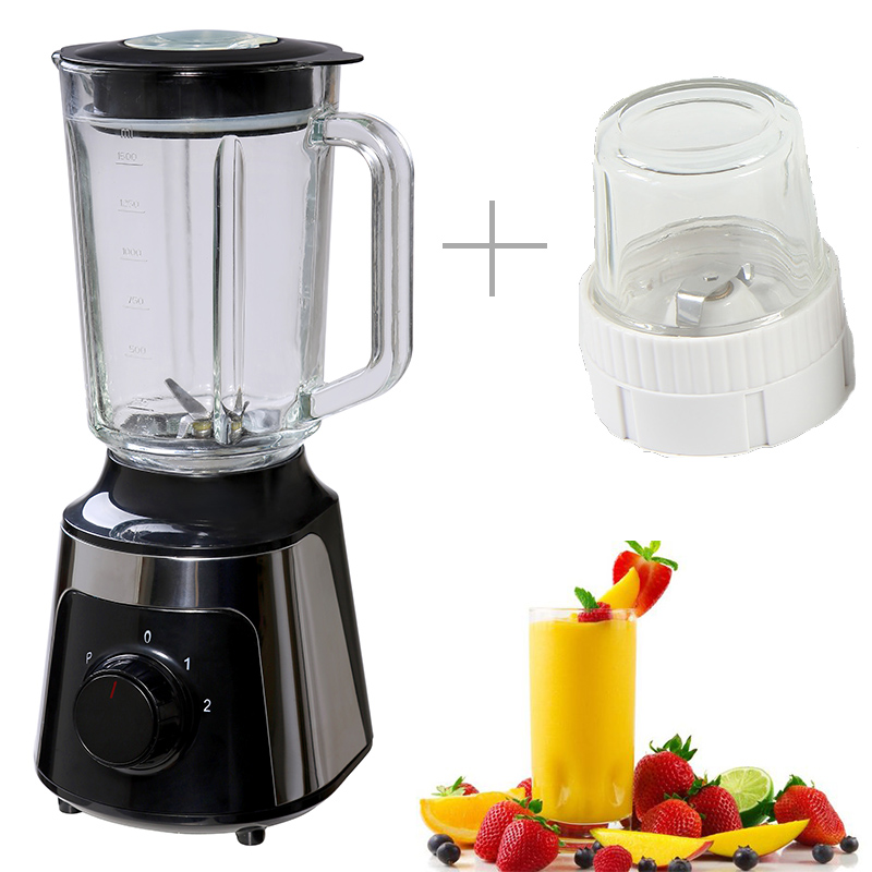 2 In 1 Household Professional Blender With Grinding Cup Grass Jar Food