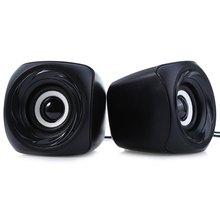 Speaker 5 Colors EZEEY T11 USB 2.0 3.5mm Mini Speaker Subwoofer for Desktop Laptop Notebook Tablet PC FM Radio Smart Phones
