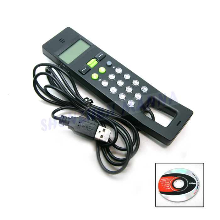 1PC FREE SHIPPING USB LCD Internet VoIP Skype Phon...