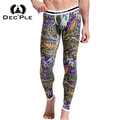 2016 Cotton 3D print Men Long Johns men underpant autumn winter men s trousers warm underpants