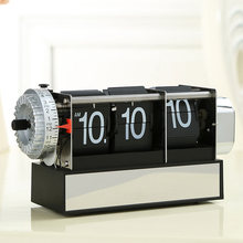 Antique Style Retro Digital Dynamic Table Alarm Flip Clock