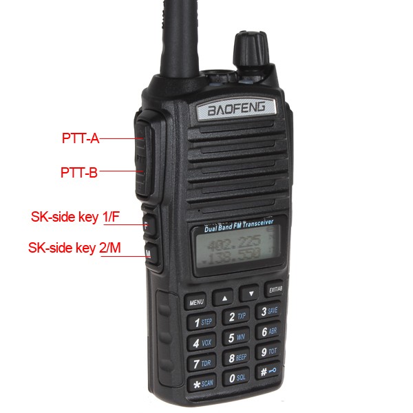 Two-Way-Radio-2set-NEW-Long-Range-Baofeng-UV-82-Dual-Band-VHF-136-174MHz-UHF