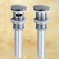 Free Shipping Bathroom Vanity Sink Pop Up Drain Chrome Basin Sink Waste Drain