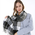 2015 Cheap Fashion Casual Warm Tartan Cashmere Men Shawl And Scarfs Oversize Ladies Wrap Plaid Women