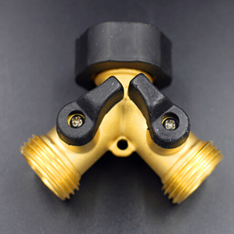 1PCS/LOT 3/4inch Dn20 Y Connectors Water Hose Connector Two Way Metal