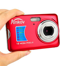 AMKOV 18MP Digital Camera CMOS Sensor 2.7″ TFT 8X Zoom Face Detection