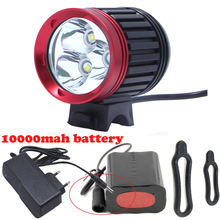 2016 6000 Lumens 3 X CREE XM-L XML T6 LED Bicycle Light Front Head Bike Bicycle Cycling Lamp Bike Light LED Headlamp HeadLight