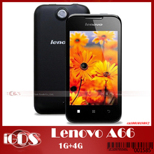 Lenovo A66 3.5 inch Screen android 2.3 cell phone MTK6575 1GHz  with GPS 3G Smartphone