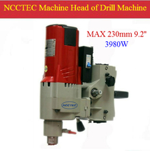 9.2 ” 230 mm taladro de la máquina cabeza CDMD230H de NCCTEC escritorio de base del diamante | incluyendo 3980 w motor, interruptor, reductor, levantador, etc