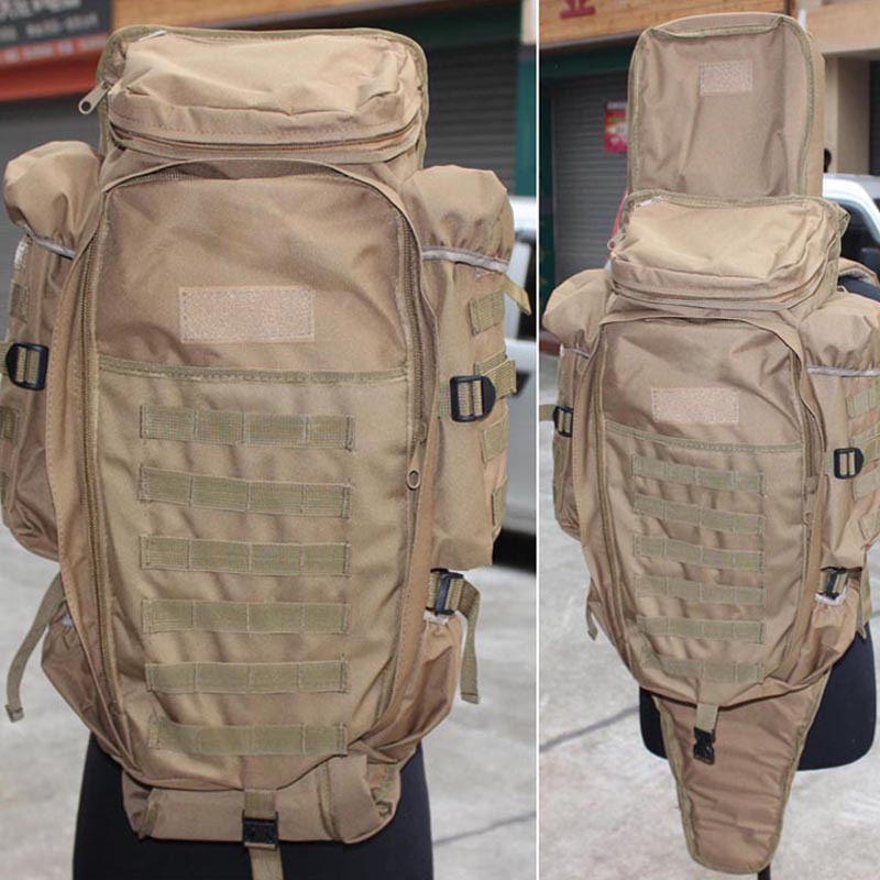 Outdoor Sports Molle Tactical Airsoft Paintball Rifle M4 Carbine Shotgun Bag Hunting Gun Backpack