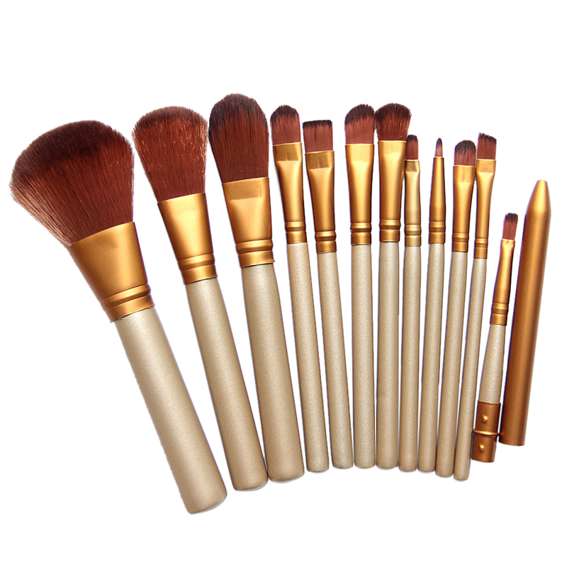 Pro Makeup Cosmetic 12pcs Brushes Set Powder Foundation Eyeshadow Lip Brush gib