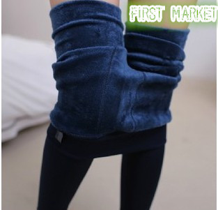 Trend Knitting Free shipping HOT SALE 2015 winter new High elastic thicken lady s Leggings warm