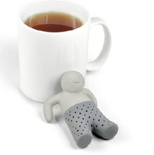 2014 Teapot Cute Mr Tea Infuser Tea Strainer Coffee Tea Sets Silicone Mr Tea
