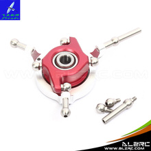 Free Shipping ALZRC 465/450L Helicopter Parts SDC/DFC CCPM Metal Swashplate Black H450L01B Compat Align T-REX450L