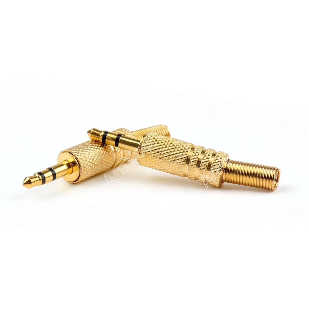 100 pcs gold plated stereo 1 8 3 5mm audio 100 pcs gold plated stereo 1 8 3 5mm audio
