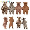 babzapleume Brand Newest Winter Baby Jumpsuit Animal Cosplay Warm Snowsuit Infant Girl Romper Newborn Toddler Boy