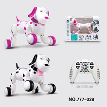 Cute kids intelligent dog Robot RC Electric Remote Control 2.4 G Pet dogs dancing light walk Multifunctional toys