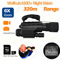 Free shipping Wolfcub NV 650D Infrared Night Vision IR Monocular Telescope Scope Recorder DVR