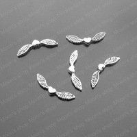 (18689)Fashion Jewelry Findings,Accessories,charm,pendant,Alloy Antique Silver 24*4MM Wing 50PCS