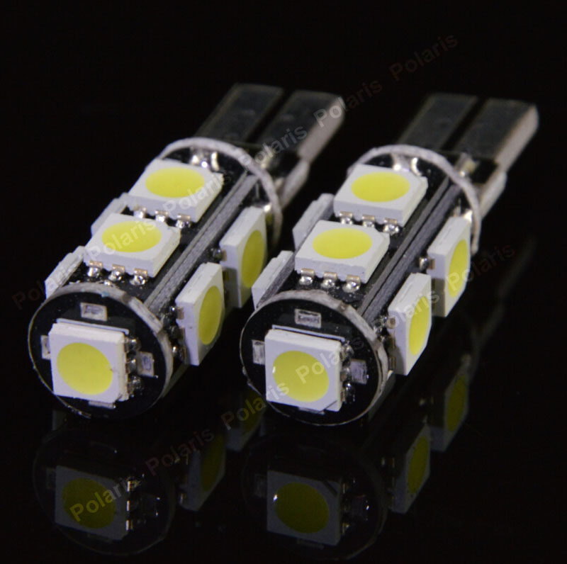 10 . CANBUS T10 9SMD 5050   194 168 192 W5W 9      SMD DC12V    