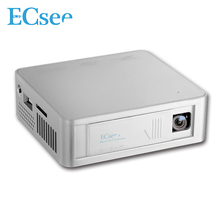 ECsee ES130 854X480 Full HD1080P DLP LED Projector 800 lumens Household Mini Portable Projector Input USB