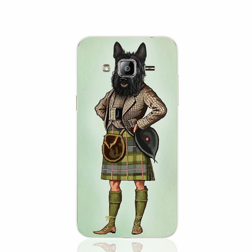 22909 Scottie Dog font b Kilt b font scottish terrier Animal cell phone case cover for