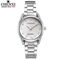 Lady Quartz Ladies Wristwatch Round Pink Rhinestone Dial Brand luxury Waterproof full Stainless Steel Watch Women