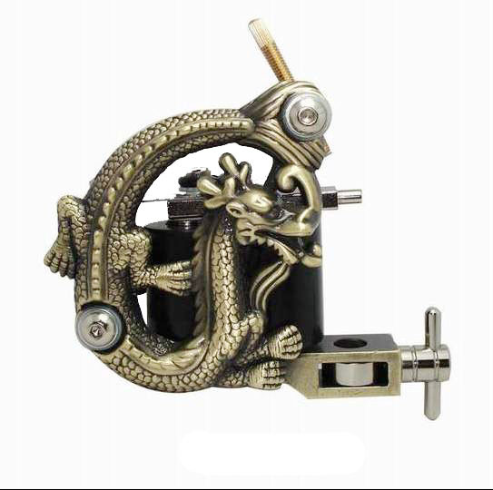Chinese dragon Tattoo Machine 8 Wrap Coil Dual coiled Tattoo Machine