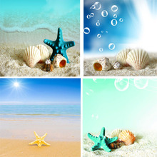 4 Peiece Large Size Oil Paintings of Seascape Canvas Print Paintings Landscape Sea Beach Wall Pictures for Living Rooms