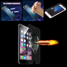 New Arrival High Quality Anti-Explosion Screen Protector For iPhone 44s 5 5s 6 6s 6plus 6splus Real Tempered Glass Free Shipping