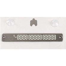 Temporary Parking Card Luminous Phone Number Card Plate For Mitsubishi ASX Lancer Outlander Lada Honda Civic