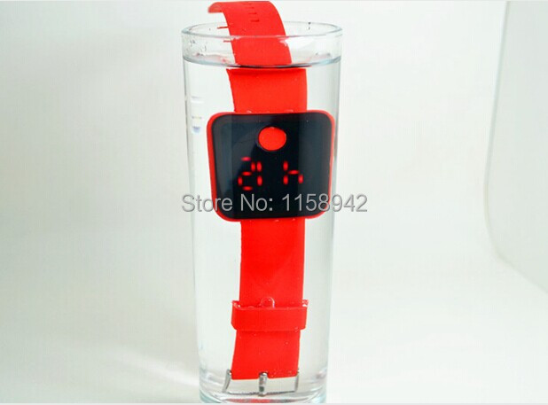 Unisex Touch Design Digital LED Silicone Sports Wrist Watch For Women Men