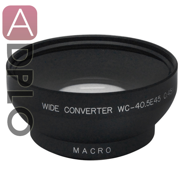 37mm 0.45X Wide Angle Lens with Macro Suit For Canon Nikon Pentax Sony (Black)