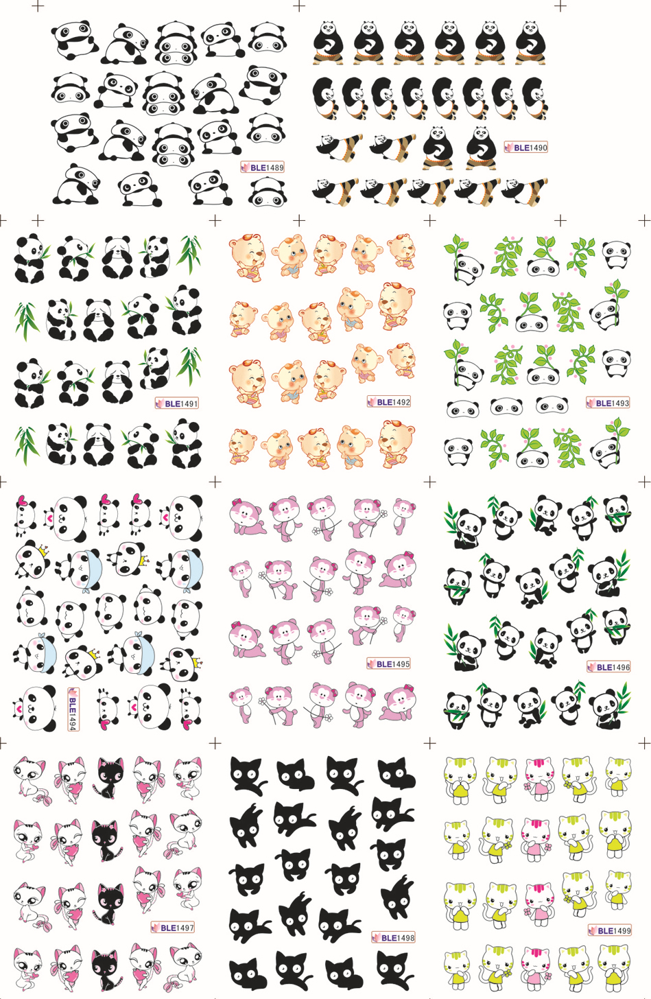Printable Nail Stickers