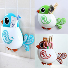 1pc Bird Pattern Tooth Brush Holder