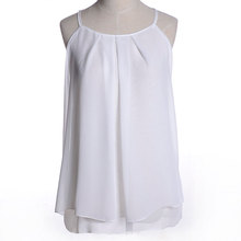 2015 New sexy Chiffon crop top cropped top blusas femininas fashion print women tops tank top